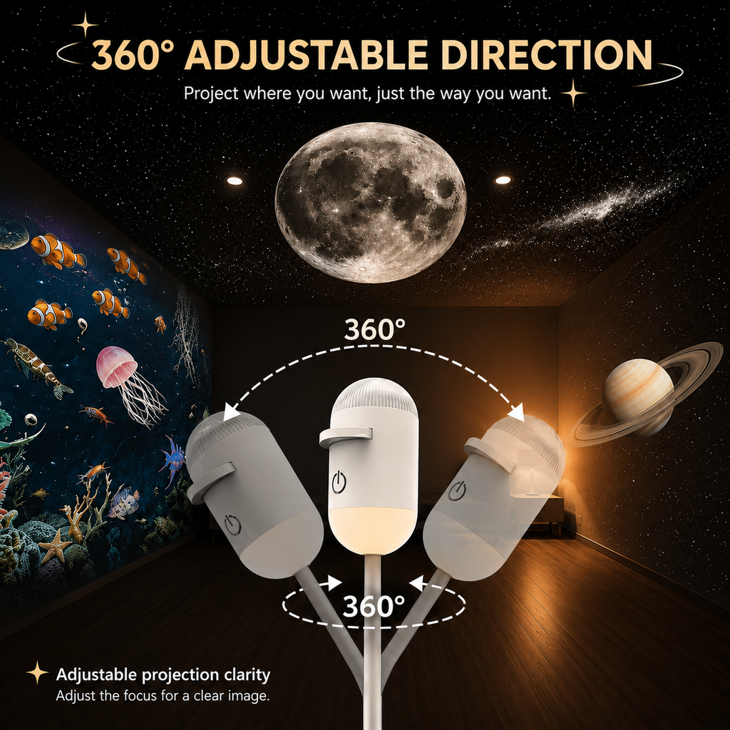 JULEV Mini Star Projector