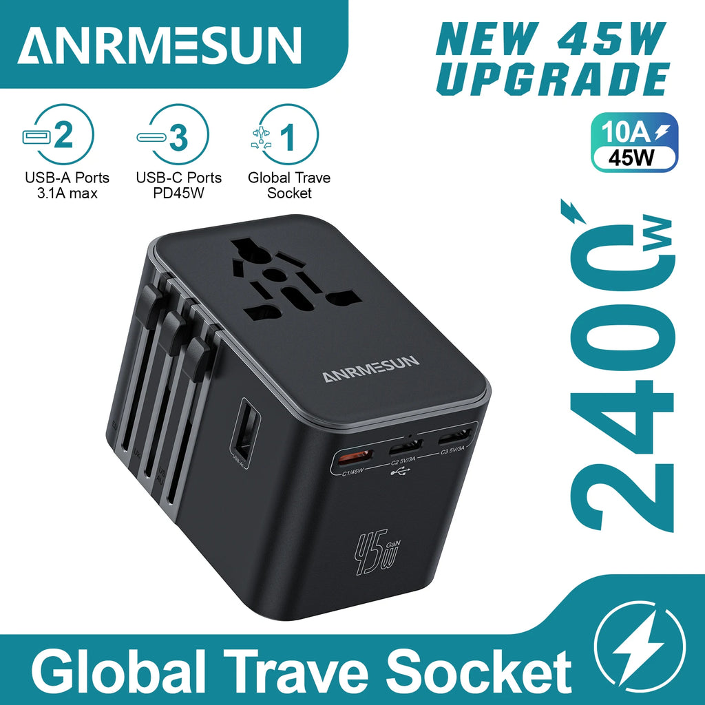 JULEV Voyage — Universal Travel Adapter