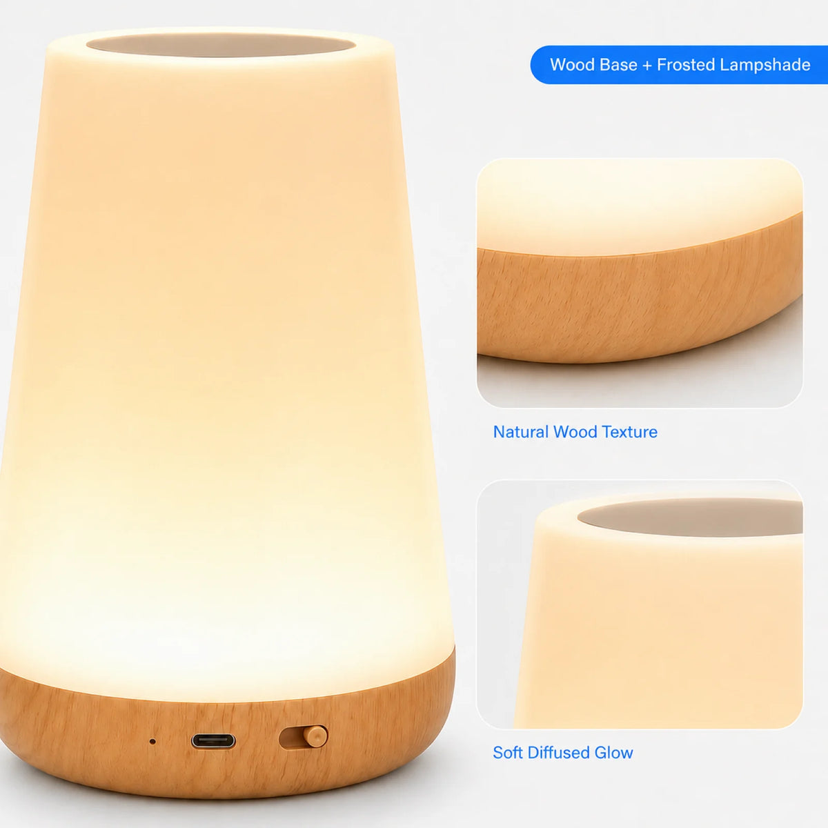 JULEV Aura — RGB Touch Night Light