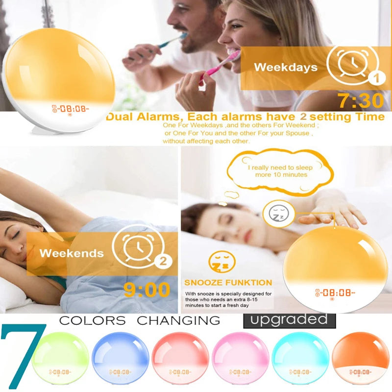 JULEV Sunrise Pro — Wake-Up Light & Alarm Clock