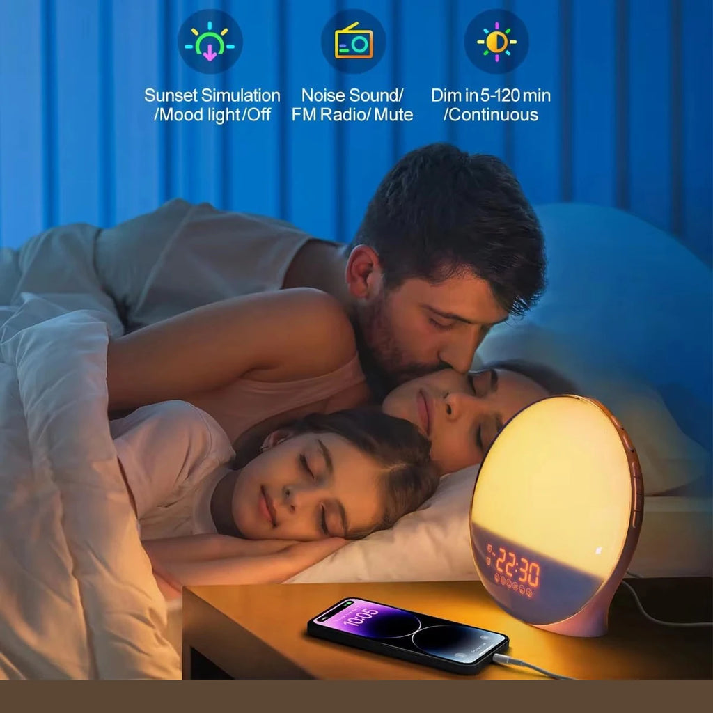 JULEV Sunrise Pro — Wake-Up Light & Alarm Clock