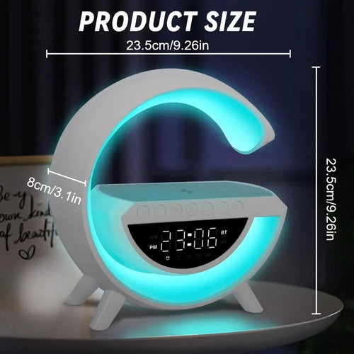 JULEV Dock — Wireless Charging Alarm Clock & Speaker