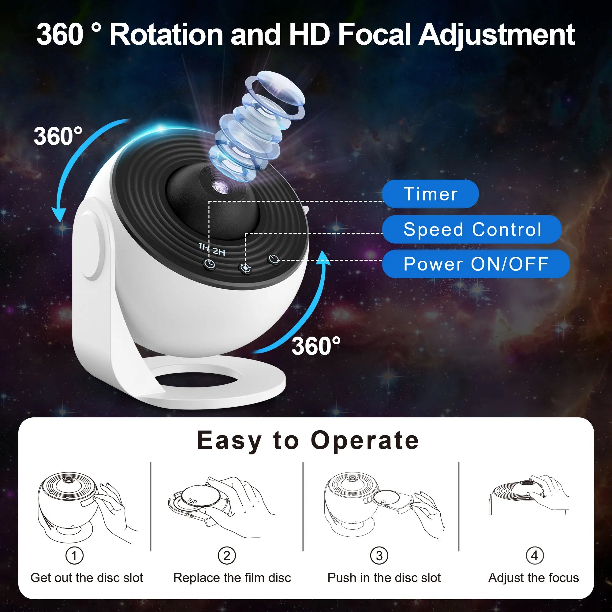 JULEV Starfall Projector — Classic