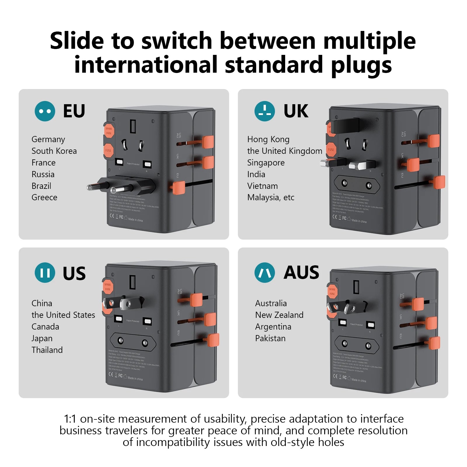 JULEV Voyage — Universal Travel Adapter