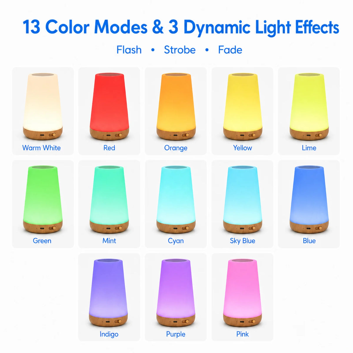 JULEV Aura — RGB Touch Night Light