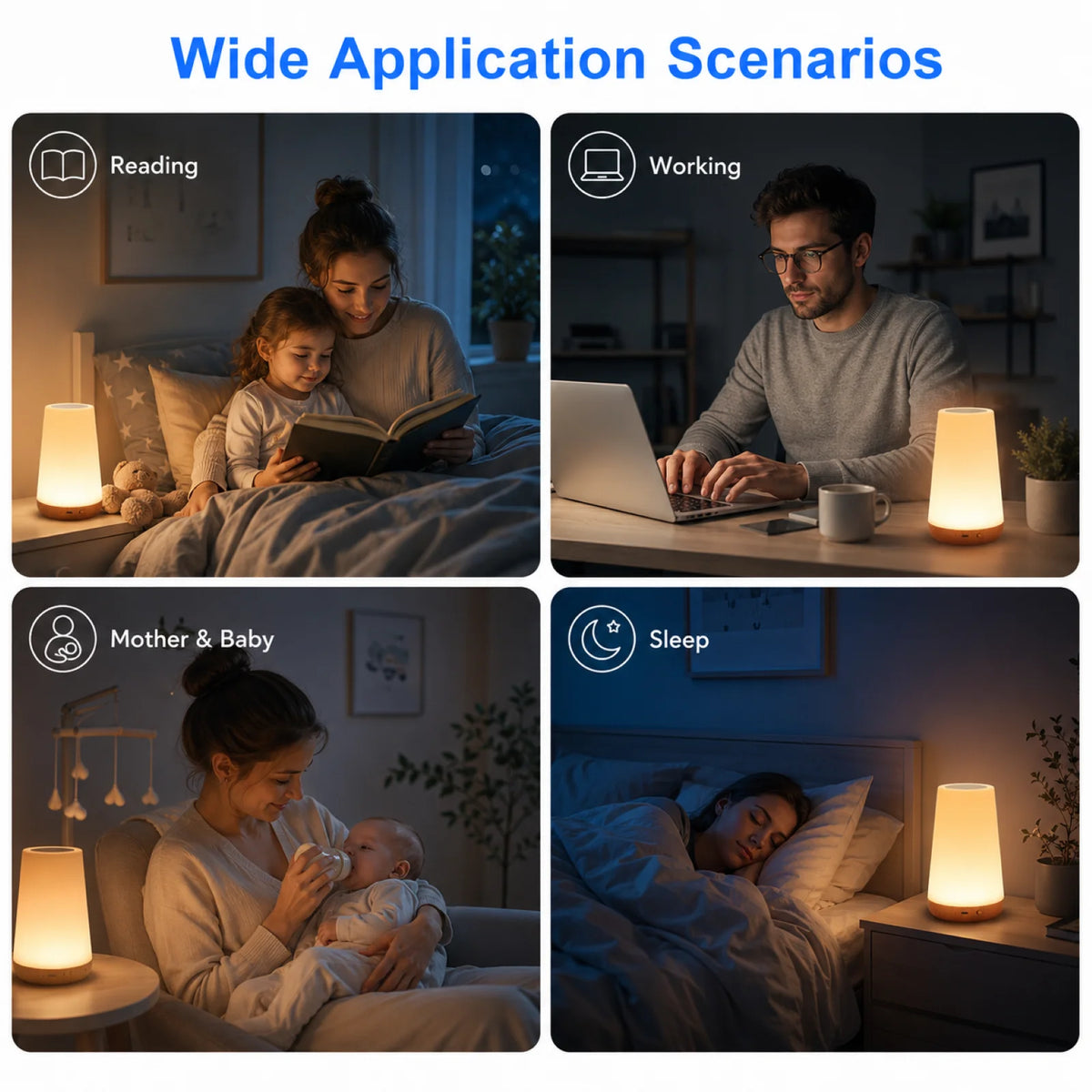 JULEV Aura — RGB Touch Night Light