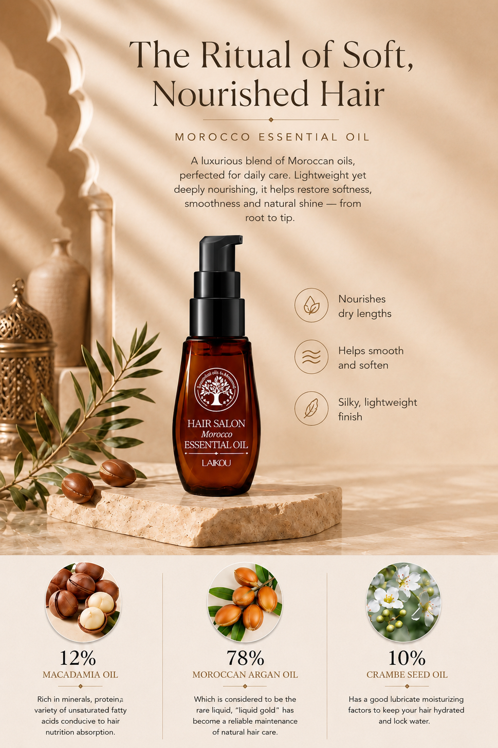 Julev Moroccan Hair Oil